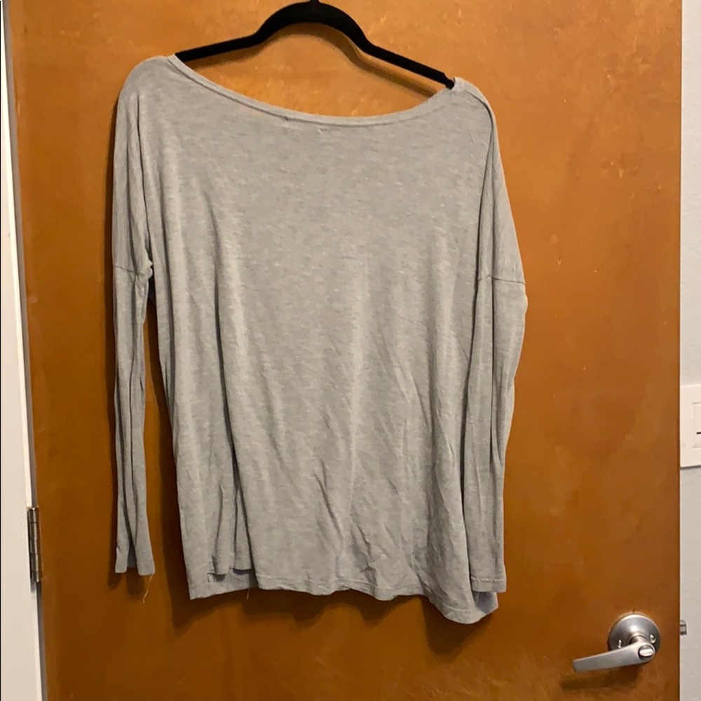 Gray Long Sleeve Shirt